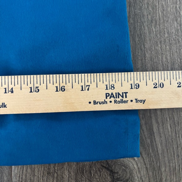 Vintage Pape’ll Too Elegant Teal Women's Dress 100% Silk size 6 - Picture 16 of 16